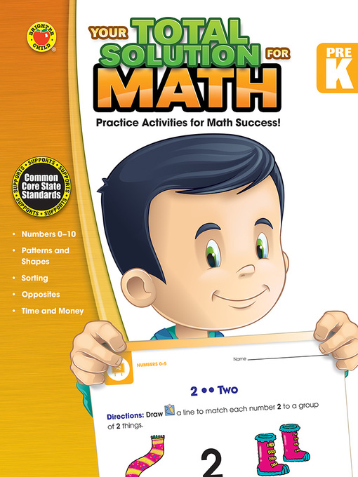 Title details for Your Total Solution for Math, Grade PK by Brighter Child - Available